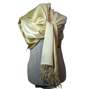 Beautiful Echo satin ombre shawl or scarf